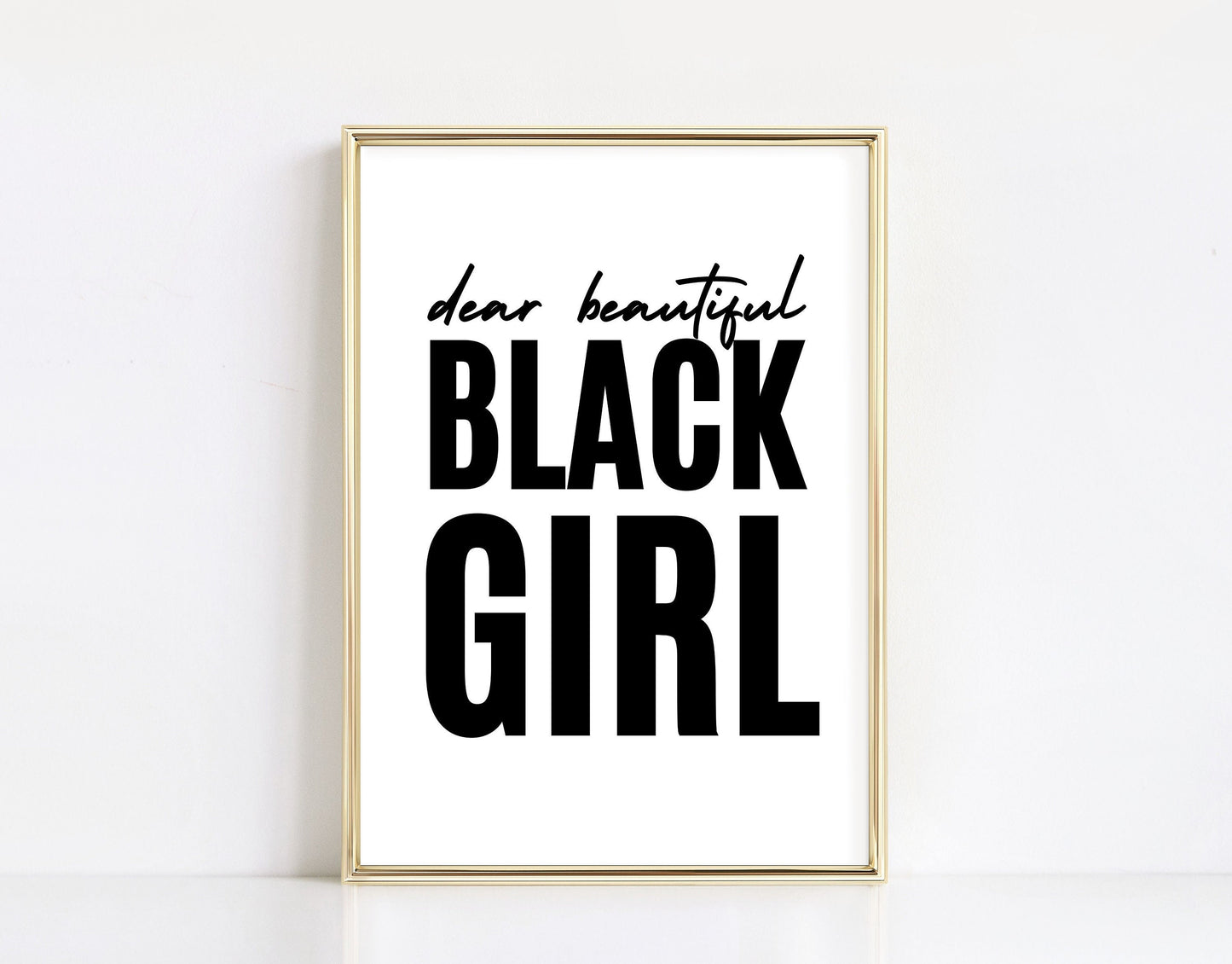 Dear Beautiful Black Girl